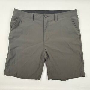 Prana Zion Mens 38 Charcoal Gray Stretch Hiking Performance Shorts 1965021 9 In